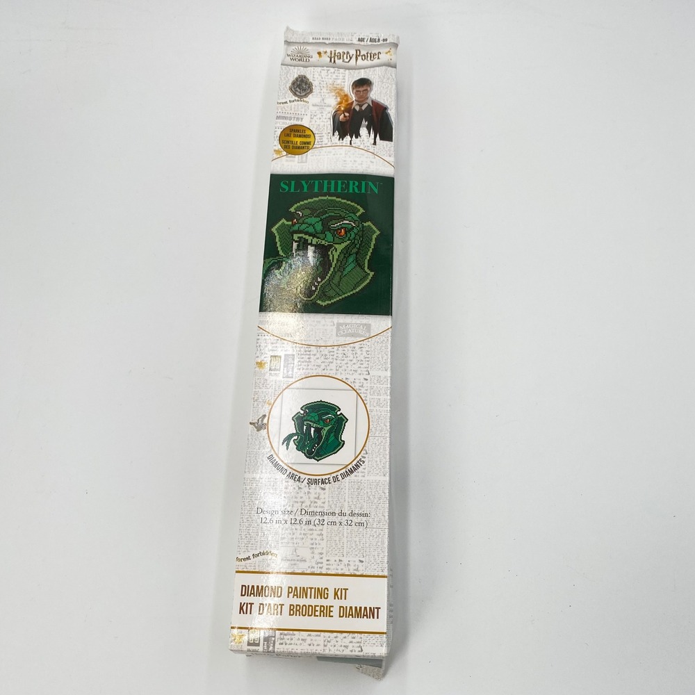 Harry Potter Slytherin Diamond Painting Kit Wizarding World New‎ 12.6" x 12.6"